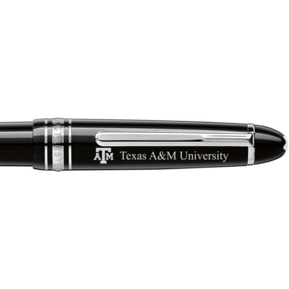 Texas A&M Montblanc Meisterstück Midsize Platinum-Coated Ballpoint Pen Shot #2