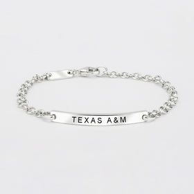 Texas A&M Petite ID Bracelet Shot #1