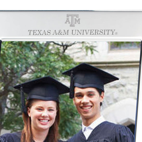 Texas A&M Polished Pewter 5x7 Picture Frame Shot #2