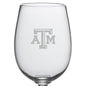 Texas A&M Red Wine Glasses by Simon Pearce Shot #2