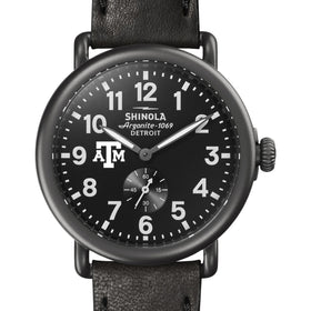 Texas A&amp;M Shinola Watch, The Runwell 41mm Black Dial Shot #1