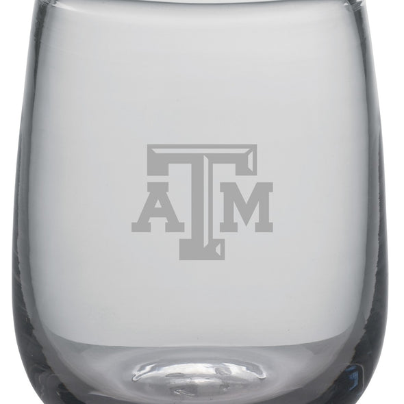 Texas A&M Stemless Tumbler Glasses by Simon Pearce Shot #2