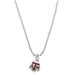 Texas A&M Sterling Silver Necklace with Enamel Charm