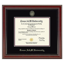 Texas A&M University Diploma Frame, the Fidelitas Shot #1