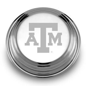 Texas A&amp;M University Pewter Paperweight Shot #1