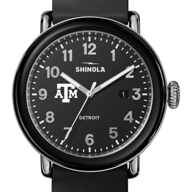 Texas A&M University Shinola Watch, The Detrola 40 mm Black Dial at M.LaHart & Co. Shot #1