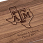 Texas A&M University Solid Walnut Desk Box Shot #3