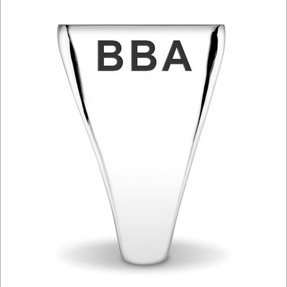 Texas A&M University Sterling Silver Square Cushion Ring Shot #2