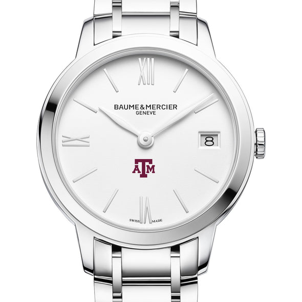 Texas A&M Women's Baume et Mercier 31mm Classima Watch with White Dial & Bracelet Shot #1