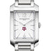 Texas A&M Women's Baume et Mercier 35X22mm Hampton Watch with Silver Dial & Bracelet