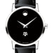 Texas A&M Women's Movado Museum with Leather Strap