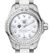 Texas A&M Women's TAG Heuer Steel Aquaracer with Diamond Dial & Bezel