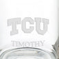 Texas Christian University 13 oz Glass Coffee Mug Shot #3