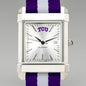 Texas Christian University Collegiate Watch with RAF Nylon Strap for Men Shot #1