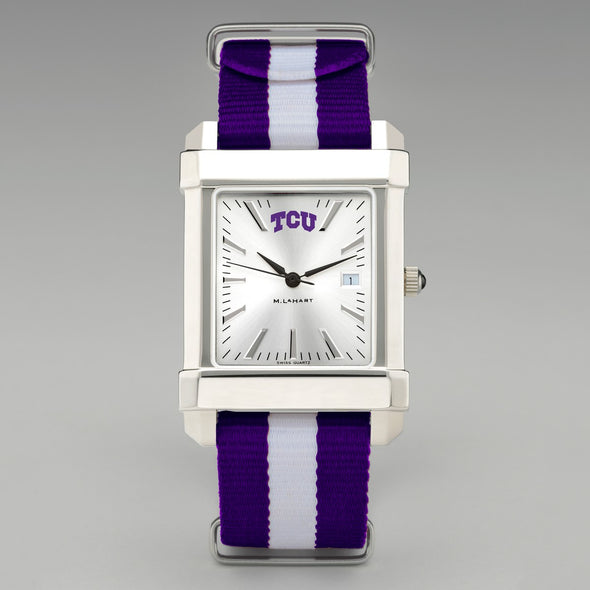 Texas Christian University Collegiate Watch with RAF Nylon Strap for Men Shot #2
