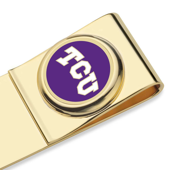 Texas Christian University Enamel Money Clip Shot #2