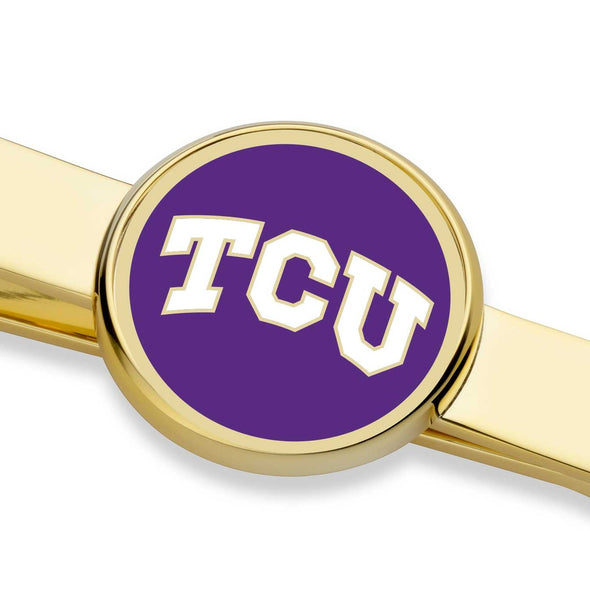Texas Christian University Enamel Tie Clip Shot #2