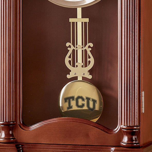 Texas Christian University Howard Miller Wall Clock Shot #2