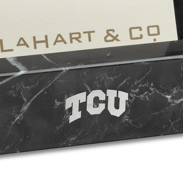 Texas Christian University Marble Business Card Holder Shot #2