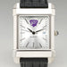 Texas Christian University Men's Collegiate Watch with Leather Strap