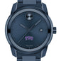 Texas Christian University Men's Movado BOLD Blue Ion with Date Window Shot #1