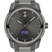 Texas Christian University Men's Movado BOLD Gunmetal Grey with Date Window