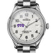 Texas Christian University Shinola Watch, The Vinton 38 mm Alabaster Dial at M.LaHart & Co.