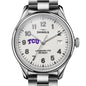 Texas Christian University Shinola Watch, The Vinton 38 mm Alabaster Dial at M.LaHart & Co. Shot #1