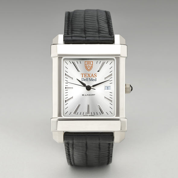 Texas Dell Med Men's Collegiate Watch with Leather Strap Shot #2