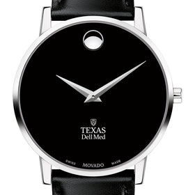Texas Dell Med Men's Movado Museum with Leather Strap Shot #1