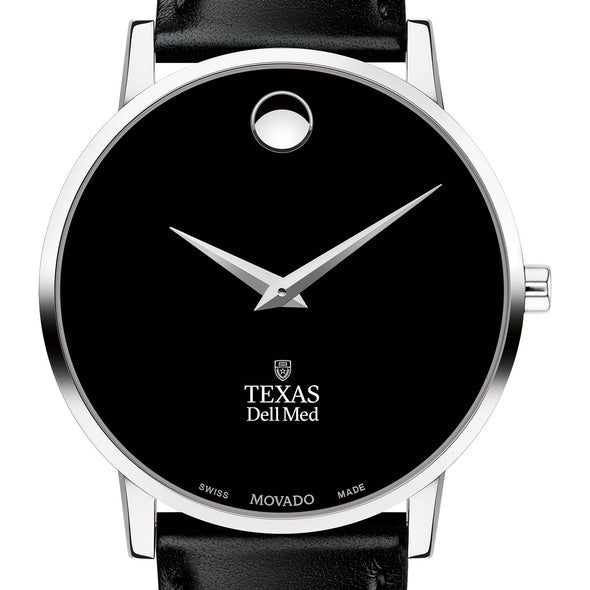 Texas Dell Med Men's Movado Museum with Leather Strap Shot #1