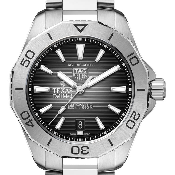 Texas Dell Med Men's TAG Heuer Steel Automatic Aquaracer with Black Dial Shot #1