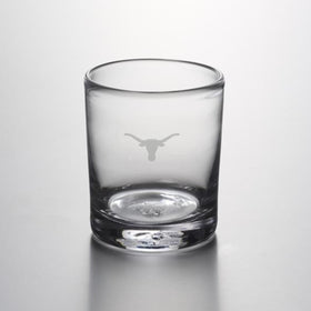 Texas Longhorns Double Old Fashioned Glass by Simon Pearce Shot #1