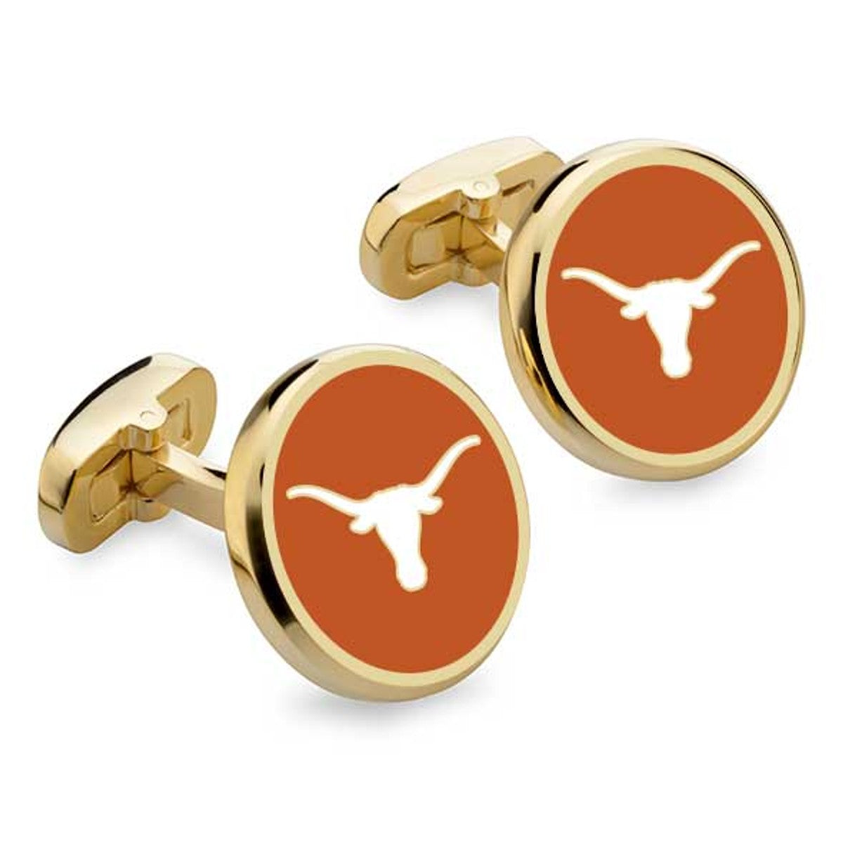 UT Austin Enamel Cufflinks - Graduation Gift Selection | M.LaHart & Co.