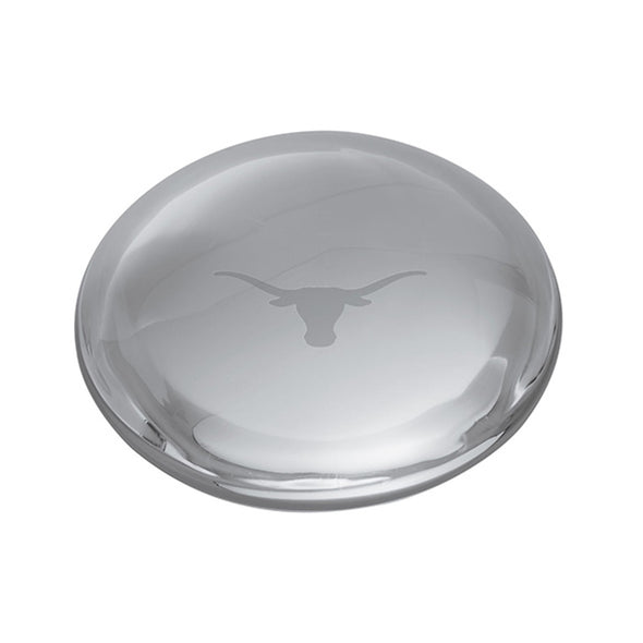 Texas Longhorns Glass Dome Paperweight by Simon Pearce Shot #1