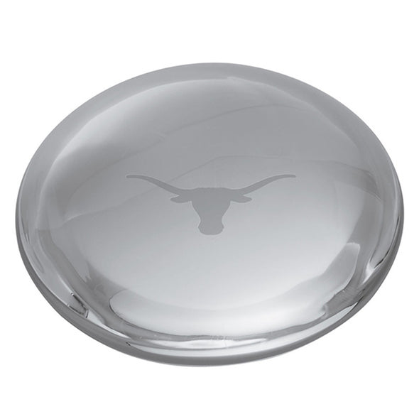 Texas Longhorns Glass Dome Paperweight by Simon Pearce Shot #2