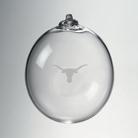 Texas Longhorns Glass Ornament by Simon Pearce Shot #1