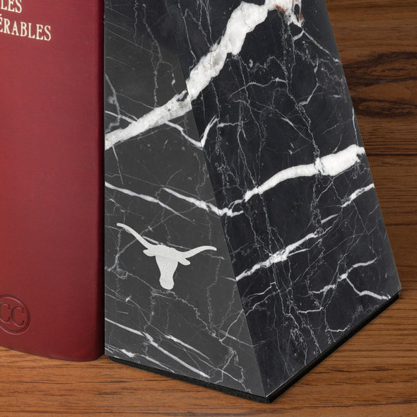 Texas Longhorns Marble Bookends by M.LaHart Shot #3