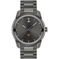 Texas Longhorns Men's Movado BOLD Gunmetal Grey with Date Window Shot #2