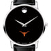 Texas Longhorns Men's Movado Museum with Leather Strap