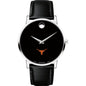 Texas Longhorns Men's Movado Museum with Leather Strap Shot #2