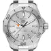 Texas Longhorns Men's TAG Heuer Steel Aquaracer with Silver Dial