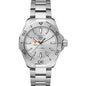Texas Longhorns Men's TAG Heuer Steel Aquaracer with Silver Dial Shot #2