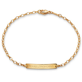 Texas Longhorns Monica Rich Kosann Petite Poessy Bracelet in Gold Shot #1