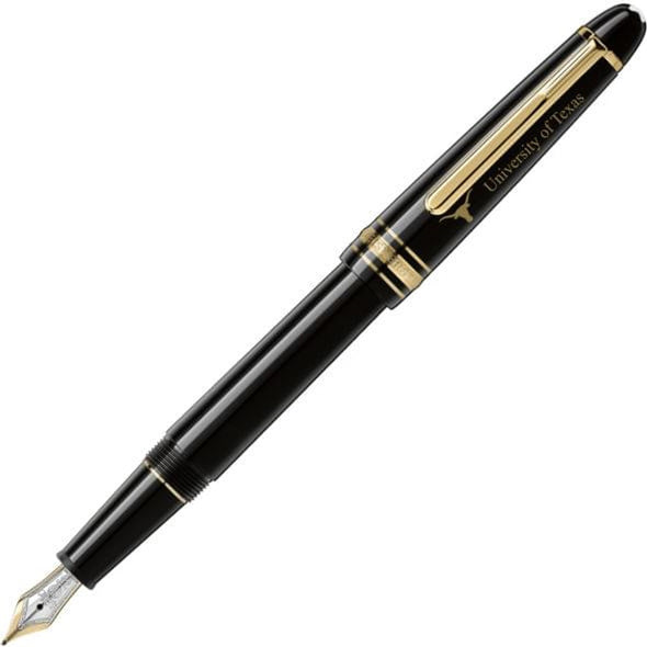 Texas Longhorns Montblanc Meisterstück Classique Fountain Pen in Gold Shot #1