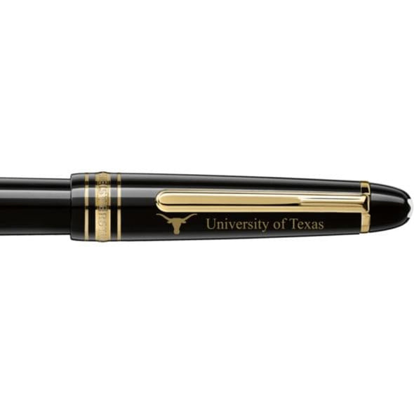 Texas Longhorns Montblanc Meisterstück Classique Fountain Pen in Gold Shot #2