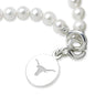 Texas Longhorns Pearl Bracelet with Sterling Charm Shot #2