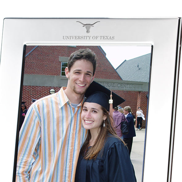 Texas Longhorns Polished Pewter 5x7 Picture Frame Shot #2