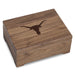 Texas Longhorns Solid Walnut Desk Box