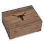 Texas Longhorns Solid Walnut Desk Box Shot #1
